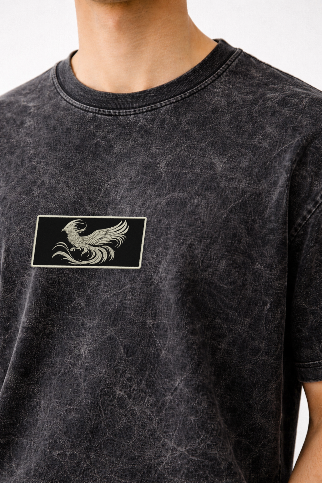 After Ash - Phoenix Acid Wash Tee | Oversized Fit - 240 GSM Premium Cotton | Unisex