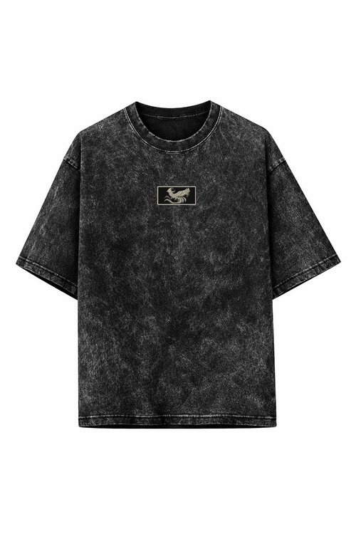 After Ash - Phoenix Acid Wash Tee | Oversized Fit - 240 GSM Premium Cotton | Unisex