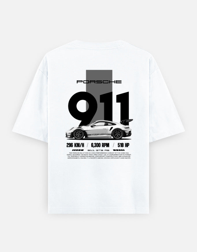 Porsche 911 GT3 Oversized T-shirt | 240 GSM Premium Cotton | Unisex